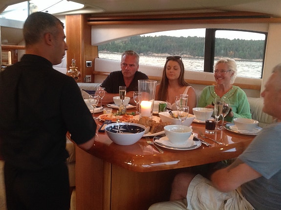 Nydelig Sunseeker 74 Oslo / Oslofjorden timer, dag, weekend, uker, transport. 14 of 30