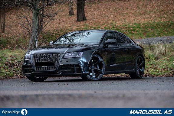 Audi RS5 V8 "BLACKED OUT" 450HK/QUATTRO/B&O/DAB/20" + 20" 2011, 140 000 km, kr 519 000,-