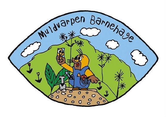 Muldvarpen barnehage logo