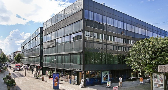 Kontorlokalet i Fredrikstad.