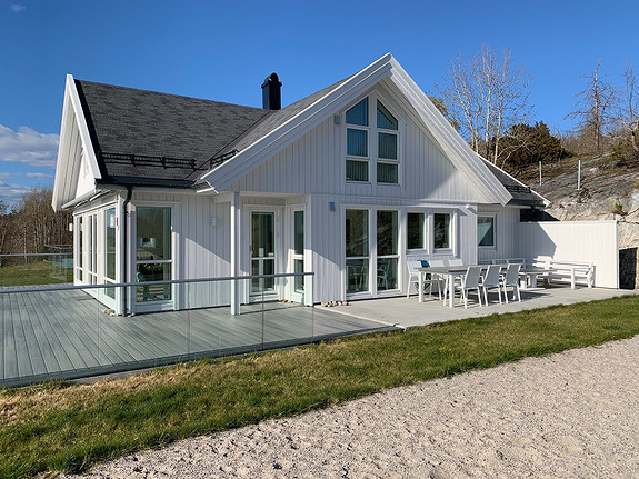Helgeroa/Larvik: Strøken hytte med fantastisk utsikt til leie