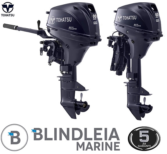 TOHATSU MFS 9.9 (15) SPORT // Kun 42 kg - // BEST SELGEREN!!