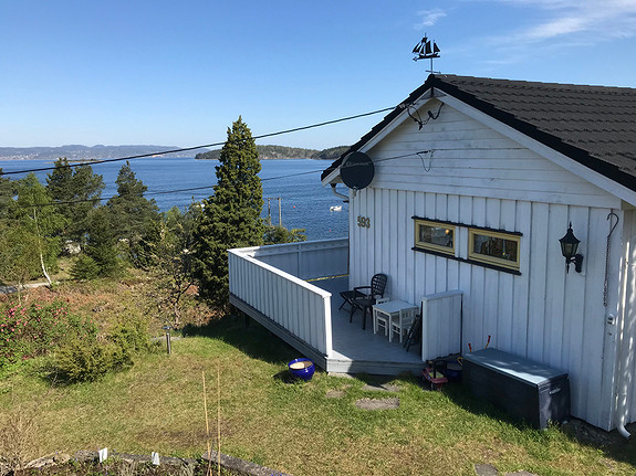 Idyllisk hytte på Jeløya til leie