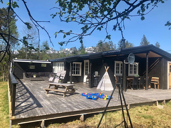 Koselig hytte rett ved Furedalen Alpin
