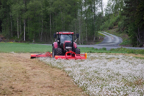 Duun beitepussere BPK300 & BPA220 brukes i kombinasjon for 5m klippebredde