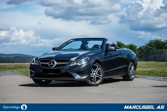 Mercedes-Benz E-Klasse 220 CDI CABRIOLET/lav km 2013, 74 000 km, kr 365 000,-