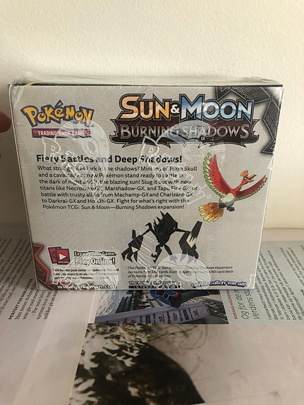 Pokemon Burning Shadows Booster Boks | FINN-torget