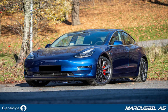 Tesla Model 3 PERFORMANCE FSD/HIFI/VINTER/20" 2020, 50 km, kr 514 900,-