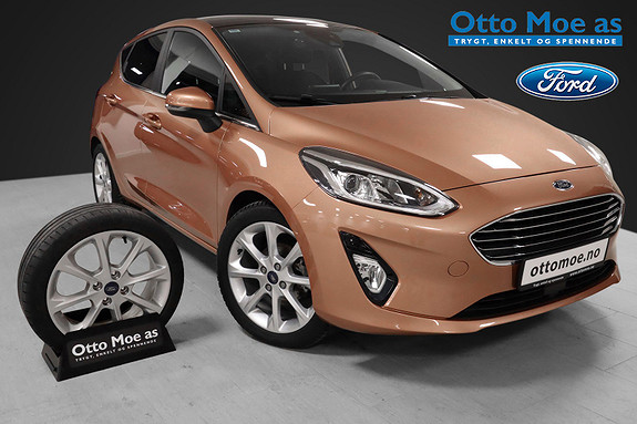 Ford Fiesta 1,0 EcoBoost 100hk Titanium BRUKTBILKAMPANJE 2017, 23 763 km, kr 174 900,-