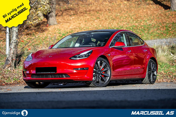 Tesla Model 3 PERFORMANCE FSD/HIFI/VINTER/20" 2020, 50 km, kr 524 900,-