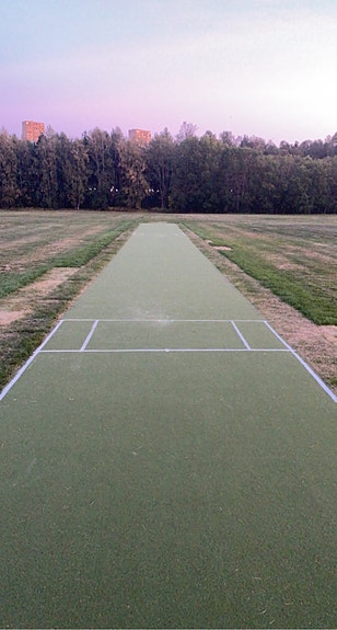 Nytt dekke på en cricket bane