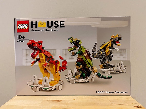 Ny/uåpnet LEGO HOUSE eksklusivt sett Lego 40366 Dinosaurs