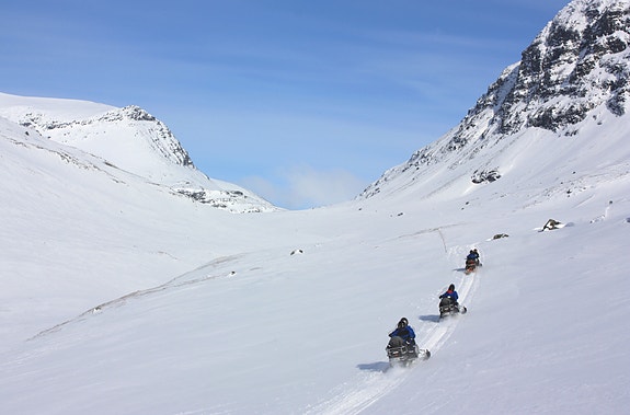 Snowmobile safari