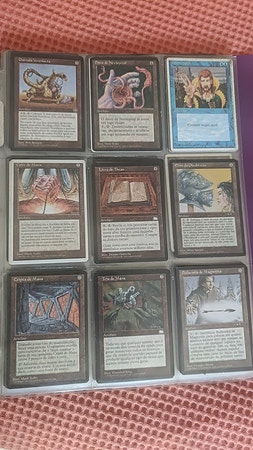 Magic the Gathering MtG kort -  Mana Crypt, Sylvan Library, Force of Will og mer