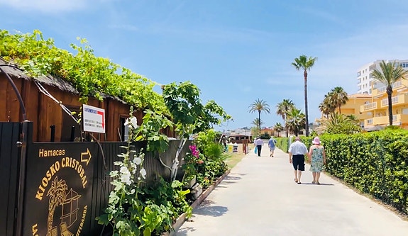 La Cala strandpromenade