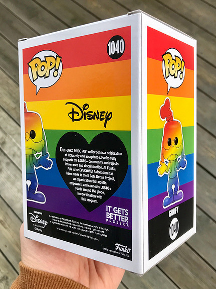 Funko Pop! Goofy (Rainbow) [Pride Collection] | Disney (1040) Excl