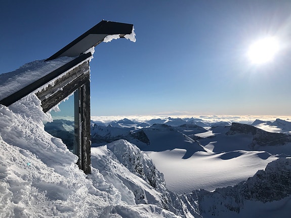 Galdhøpiggen vinter