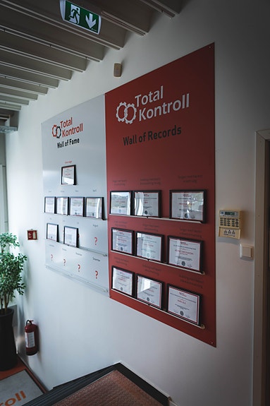 Salgsveggen - Wall of fame