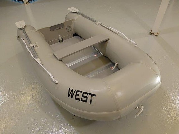 Gummibåt - WEST VIKING 270 - Lys-grå eller blå!