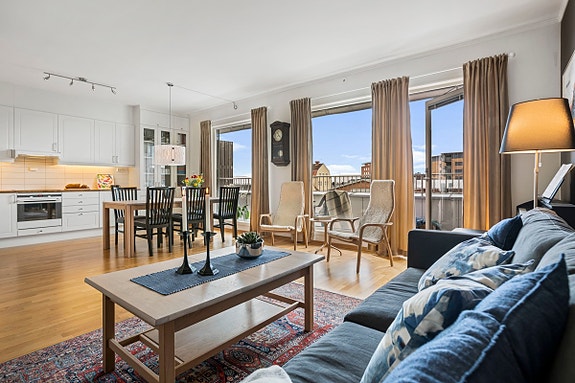 Velkommen til denne toppleiligheten i Fritznerkvartalet