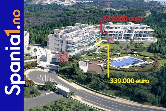 Eksempel: Leilighet med 3 soverom og 2 bad