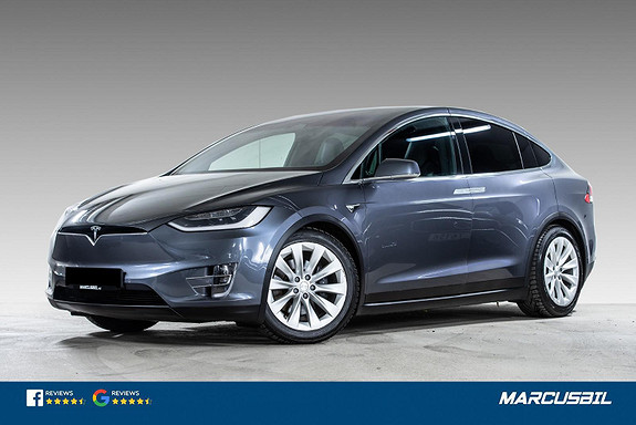 Tesla Model X 100D 5S/EAP/LUFT/SKINN/HIFI/VINTER/MCU2/H.FESTE/ 2018, 76 500 km, kr 649 900,-