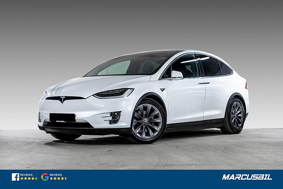 Tesla Model X 75D 5S/EAP/LUFT/HIFI/VINTER/H.FESTE 2017, 72 920 km, kr 479 900,-