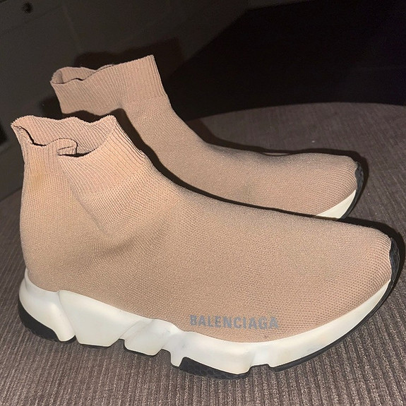 Balenciaga speed 2024 trainer brun