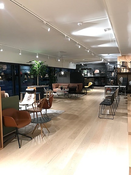 Vårt kontor og showroom i Sandefjord.