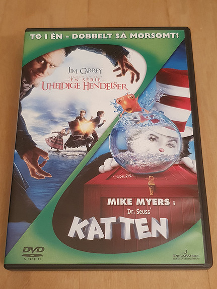 Slibende protestantiske Forsendelse En Serie Uheldige Hendelser + Dr. Seuss` Katten ( DVD ) | FINN torget
