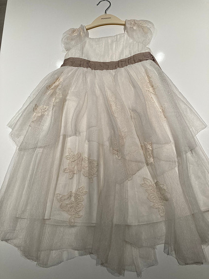 Droop Smitsom sygdom overalt Superfin hvit MONSOON kjole (3-4år) | FINN torget
