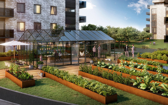 Plantegning som viser leilighet C0201