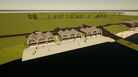 Naust 1, 2 og 5 er ledig. (se også vedlagt .pdf filer som viser plantegninger samt naust nord)