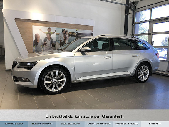 Skoda Superb 2,0 TDI 190hk Style 4x4 aut Webasto/navi/Skinn/Krok 2017, 129 000 km, kr 339 000,-