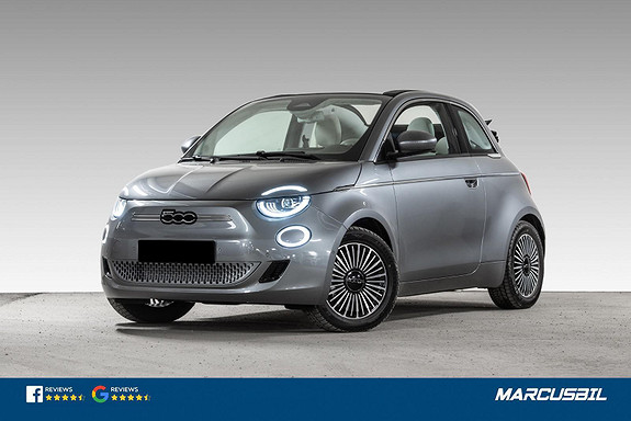 Fiat 500 La Prima Cab 320 km AP/ACC/CarPlay/Skinn/LED/17+16 2021, 100 km, kr 360 000,-