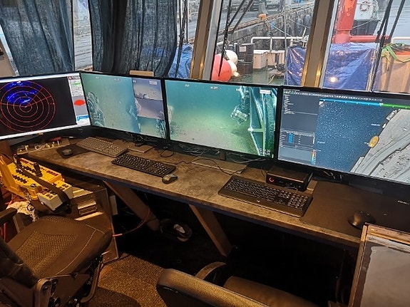 ROV/Survey desk på DSV Sophie