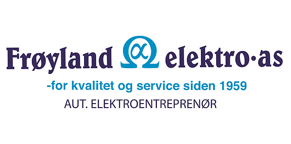 Frøyland elektro as logo