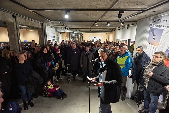 Åpning av Barents Spektakel 2020 utstilling, foto: Mikhail Slavin