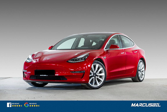 Tesla Model 3 LR AWD FSD/HIFI/VINTER/19"+18" 2019, 66 000 km, kr 389 900,-