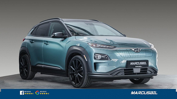 Hyundai Kona 64KW/PREMIUM/SOLTAK/S+ V/NORSK 2019, 39 500 km, kr 299 000,-
