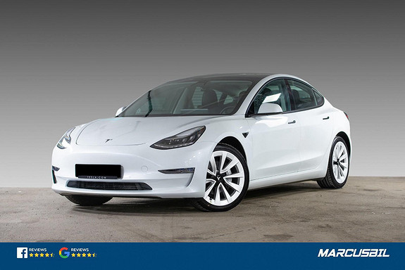 Tesla Model 3 LR AWD AP/H.FESTE/VARMEPUMPE/S+ V 2021, 6 000 km, kr 489 900,-