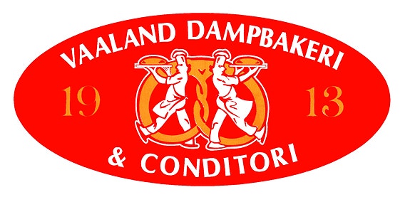Vaaland Dampbakeri & Conditori as logo