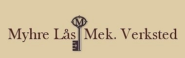 Myhre Lås og Mekaniske Verksted logo