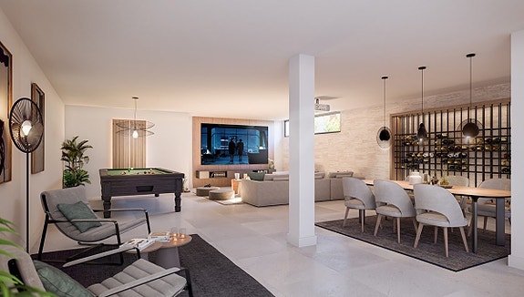 Underetasje på 105m2