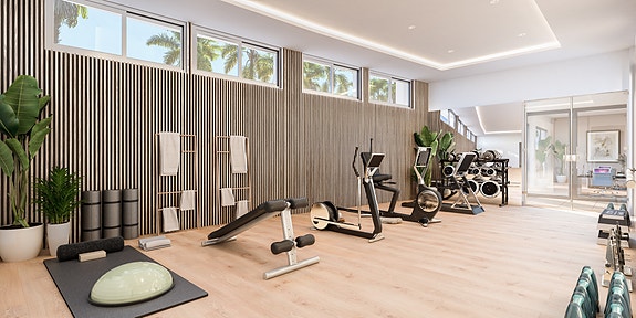 Fitness - eget treningstilbud inne på området