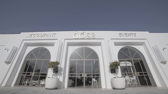 Gangavstand til restaurant Doss Restaurant i Cabopino