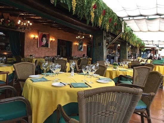 Gangavstand til restaurant Da Bruno i Cabopino