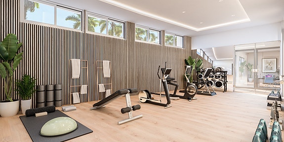 Fitness - eget treningstilbud inne på området