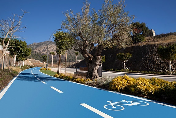 Sykling på området