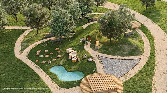 Egen hundepark i anlegget